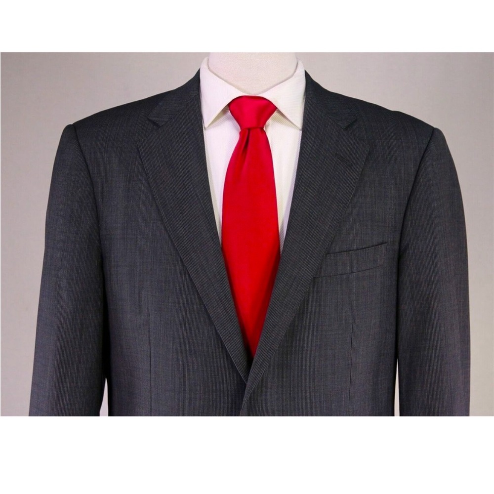Samuelson 100% wool suit, charcoal grey.